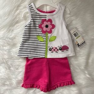 Baby Girl 2 Piece Short Set